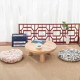 thumbnail image 3 of Mesa pequeña con ventanal simple y moderna, mini mesa redonda de madera maciza, mesa de centro pequeña de arroz tatami baja, J, 3 of 3