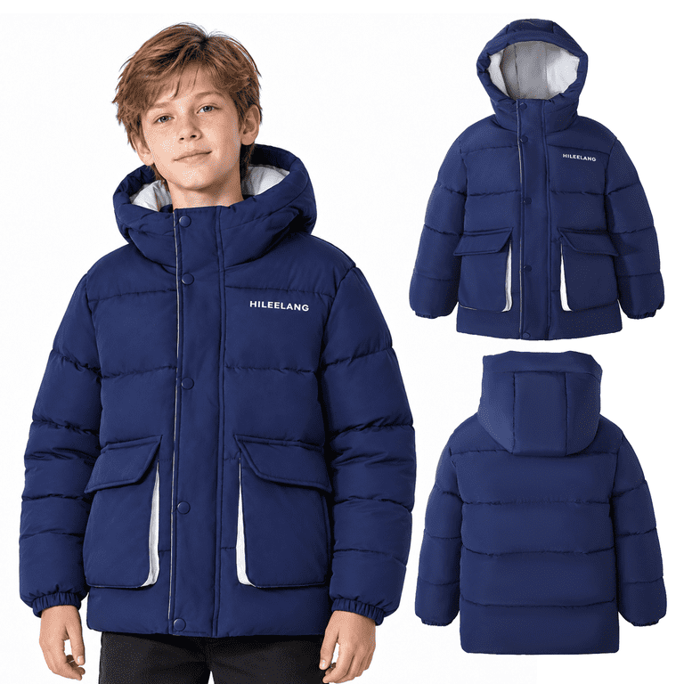 Hileelang Kids Winter Puffer Jacket with Hood photo 2