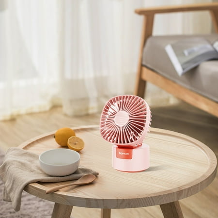 

Christmas Savings Feltree Lighting Rechargeable Fan USB Desktop Fan 3 Speed And Fast Charging Portable Fan Suitable For Baby Stroller Car Office