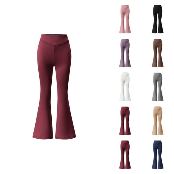 Cute Clothes for Teen Girls Pant for Girls Girls Dressy Bottom Flare Pants School Uniformss Pants Size 5 14Years School Uniformss Pants For Girls