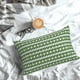 thumbnail image 5 of Balery Light Green Squares Funda de Cojín Estampada, Regalos para Mujeres, Regalos de Amor para Ella, Regalos para Novia o Esposa, Funda de Almohada-14"x20", 5 of 6