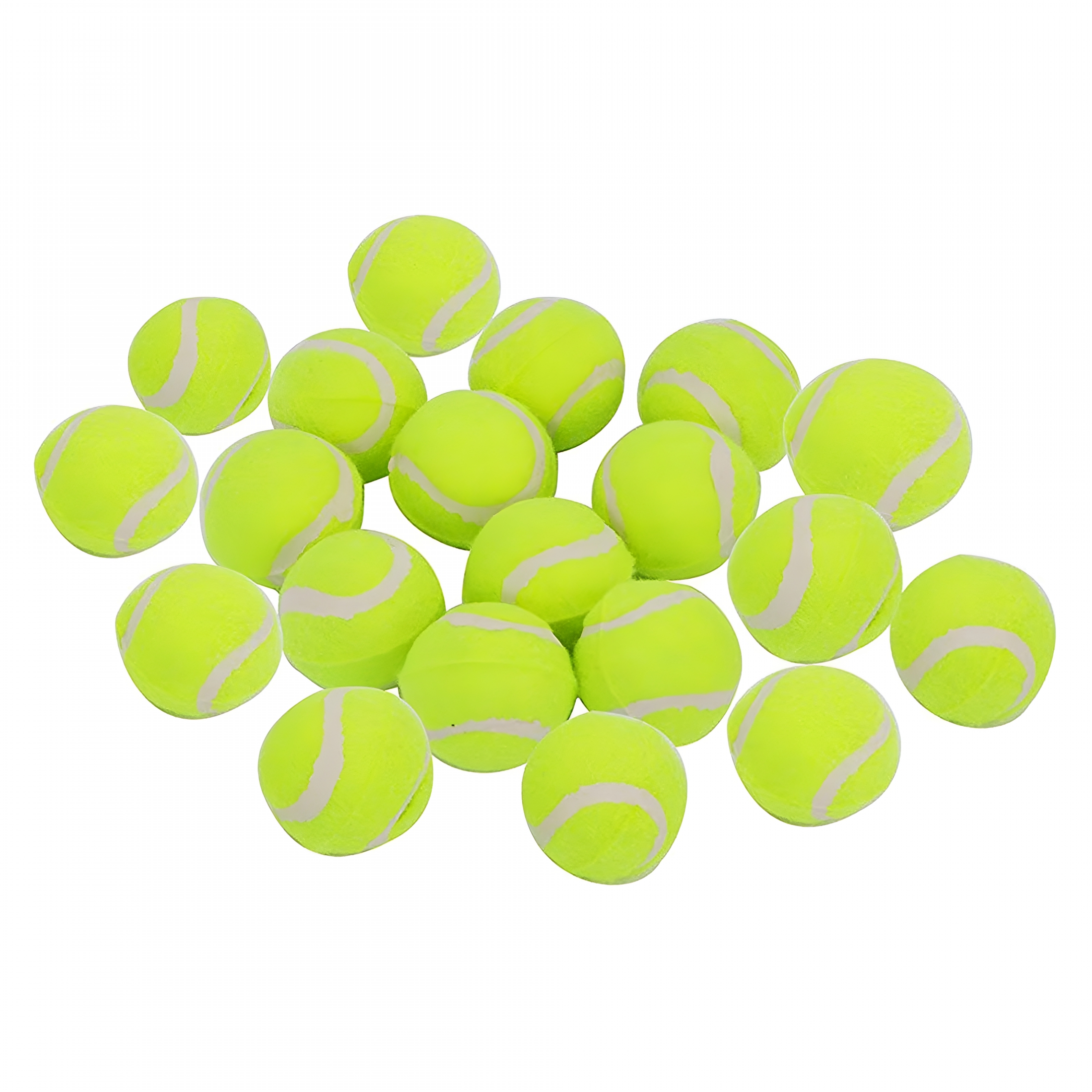 ACDANC 2 inches Tennis Ball Suitable for Small Automatic Ball Thrower Dog Fetching Ball Game, 20 Packs