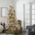 thumbnail image 4 of Home Heritage Snowdrift 7.5' PreLit Artificial Christmas Tree, Green, 4 of 8