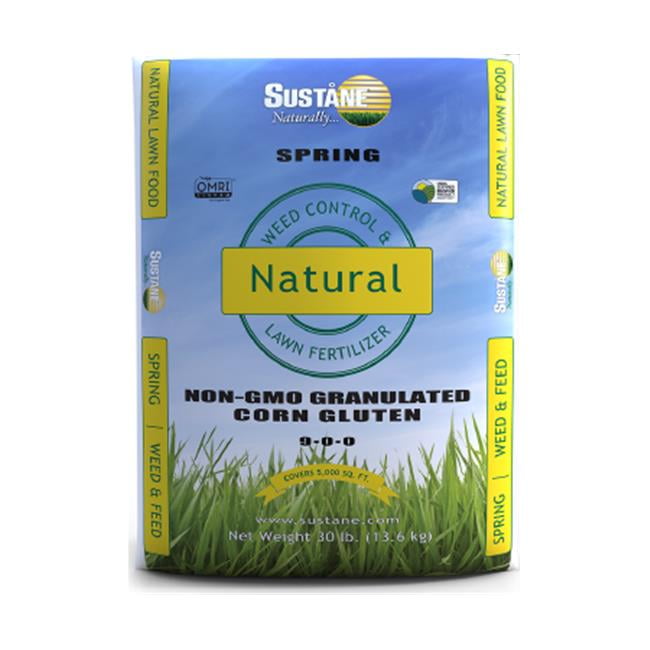 Sustane Natural Fertilizer S96 80601131X 30 lbs Spring Weed & Feed 90