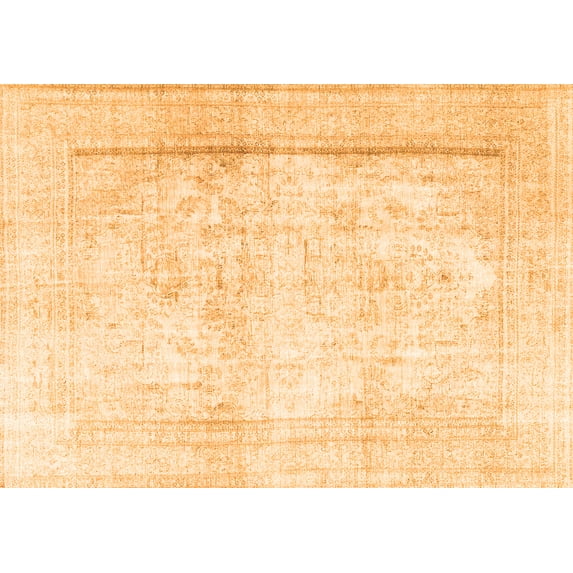 Ahgly Company Indoor Rectangle Persian Orange Traditional Area Rugs, 2' x 3'