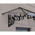 thumbnail image 1 of Palram-Canopia HG9595 11 x 3 Pi. Lily 3154 Kit d'Auvent, Noir & Transparent, 1 of 1