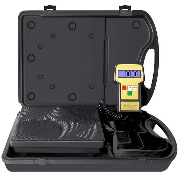 SPECSTAR High Precision Electronic Digital Refrigerant Charging Weight Scale with Case for HVAC 220LB