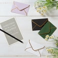 thumbnail image 4 of [ Sobres Toperd Paquete de 200 Sobres Pequeños Kraft Negros 10x7 cm con Borde Dorado ], 4 of 7