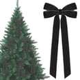 thumbnail image 2 of Verdsylv Velvet Christmas Bows with Long Tails,Large Tree Decorative Bows for Wreath,Garland & Holiday Home Decor,Elegant Velvet Ribbon Ornaments,10.24x5.12", 2 of 3