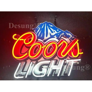 Queen Sense 20"x16" Coor Light Mountain Neon Sign HD Vivid Printing Handmade Artwork Neon Light 120CLMBVVD