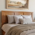 thumbnail image 2 of Madison King Wood Platform Bed with Footboard & Storage Drawers in Light Toffee, 2 of 23