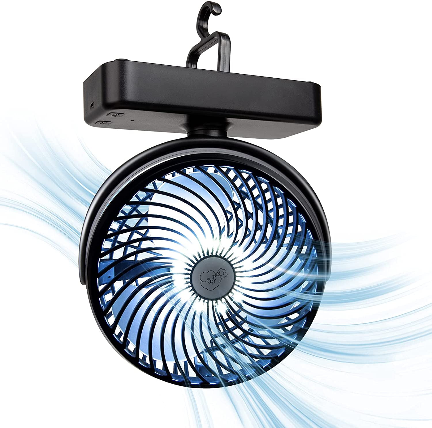 TechFronton 10000mAh Camping Tent Fan 
