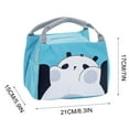 thumbnail image 4 of Wovilon Lunch Bag Lunch Box For Women Men Reusable Insulated Lunch Tote Bag,Leakproof Thermal Cooler Sack Food Handbags Case High Capacity Fortravel Work School Picnic, 4 of 5
