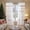 White A, variant on Usmixi Christmas Curtains Santa Claus Embroidered Window Screen Rectangular Beautification Decorative Fabric