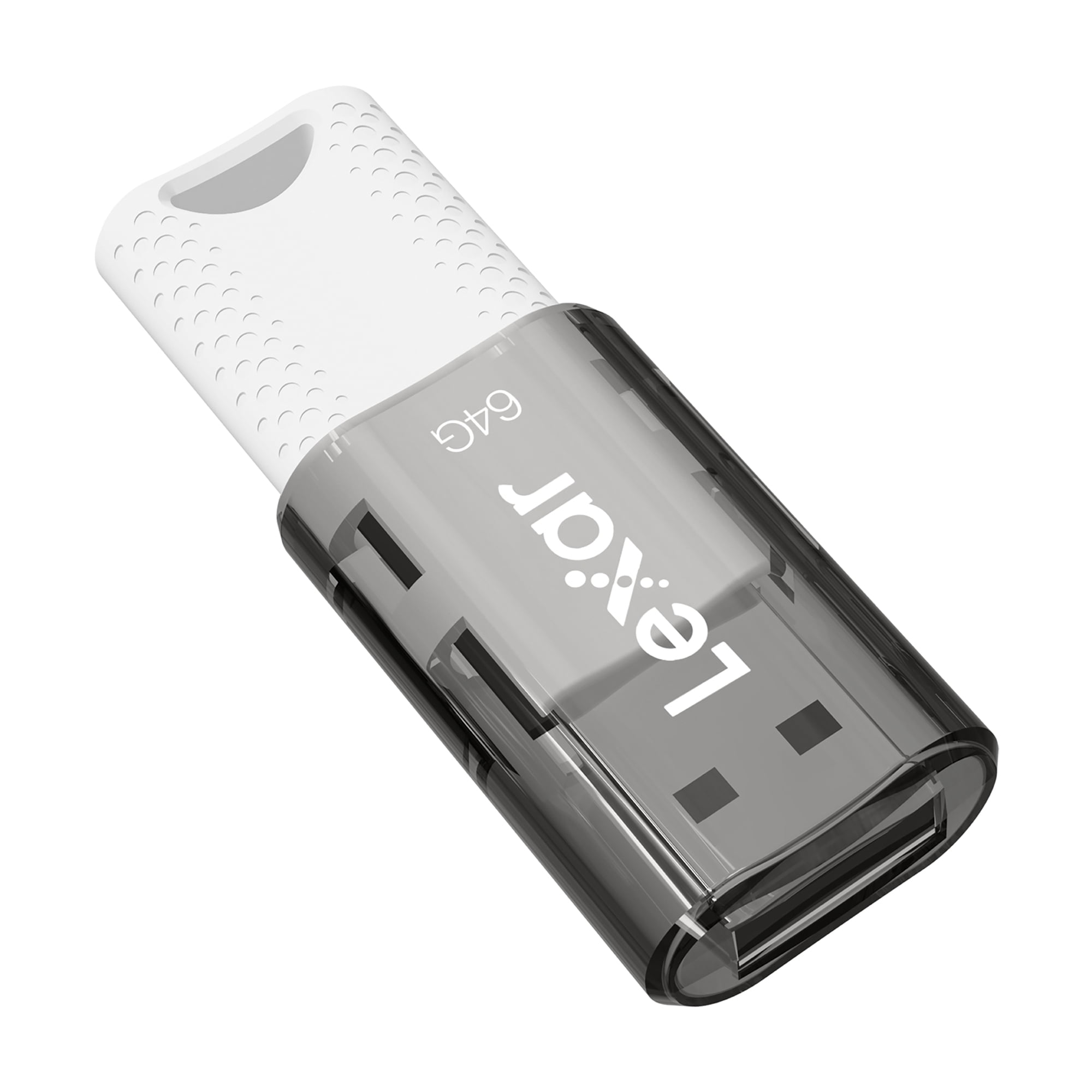 Lexar® JumpDrive® S60 USB 2.0 Flash Drives, 64GB, Black Pack Of 3 Flash Drives