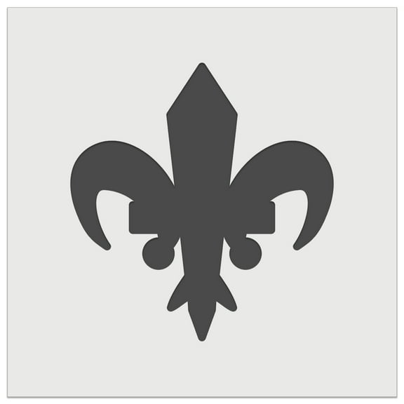 Fleur De Lis French Mardi Gras Solid DIY Cookie Wall Craft Stencil - 5.5 Inch
