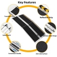 thumbnail image 3 of Portable Wheelchair Ramp, Non-Slip Aluminum Folding Handicap Ramp, Door Threshold Wheelchair Ramps with Reflective Strips for Car, Doorways, Curbs, Stairs, 3 of 6