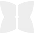 thumbnail image 4 of 34"OD x 2"ID x 12 3/4"C x 1"P Cosmo Architectural Grade PVC Contemporary Ceiling Medallion, Two Piece, 4 of 11