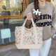 thumbnail image 3 of Bolso de mano acolchado floral para mujer bolso Hobo elegante informal para viajes al aire libre, 3 of 6