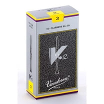 Vandoren Bb Clarinet V.12 Reeds Strength #3; Box of 10