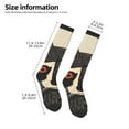 thumbnail image 2 of Pofeuu Retro Raccoon Graphic Print Print Stockings, Adult Running Hiking Socks for Youth and Adult, 2 of 6