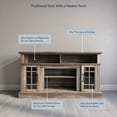thumbnail image 4 of BELLEZE TV Stand Media Entertainment Center - Astorga (Ashland Pine), 4 of 7