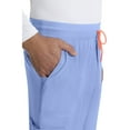 thumbnail image 3 of Cherokee Infinity Scrub Cargo Pants for Men Drawstring Straight Leg Pant Plus Size IN200A, 2XL, Ciel, 3 of 7