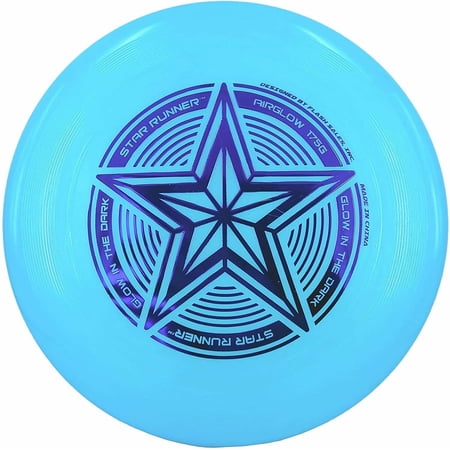 Air Glow in the Dark Frisbee , Outdoor Games Disc Golf , Camping Games Light Up Toys Dog Frisbee , Yard Games For Kids Glow in The Dark Toys , Light Weight Toy 6oz(175g) Weight , Ultimate Frisbees