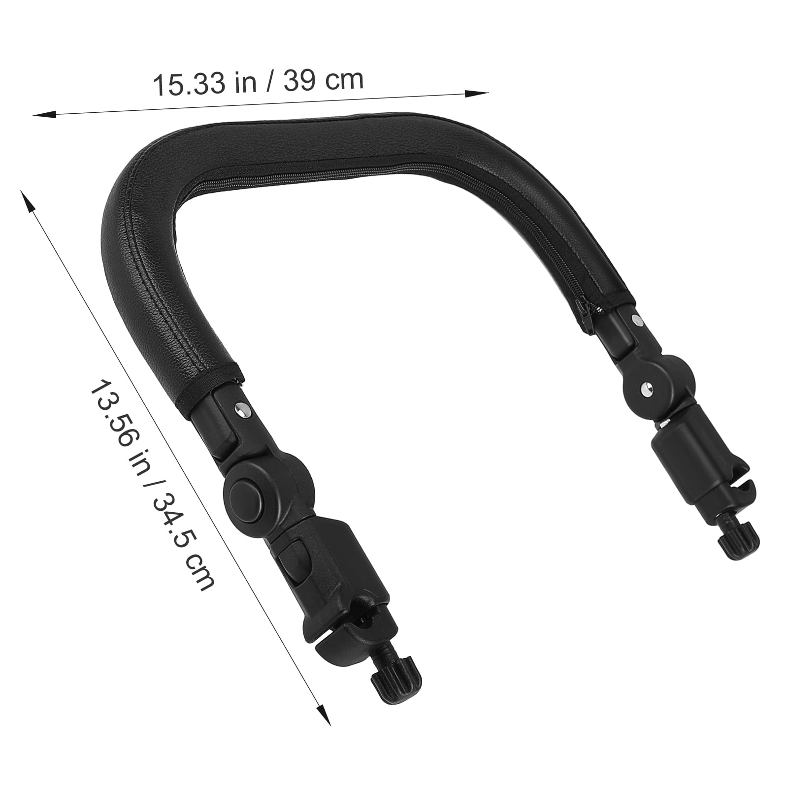 Pawsdot Addon Stroller Handle Black 1Pcs