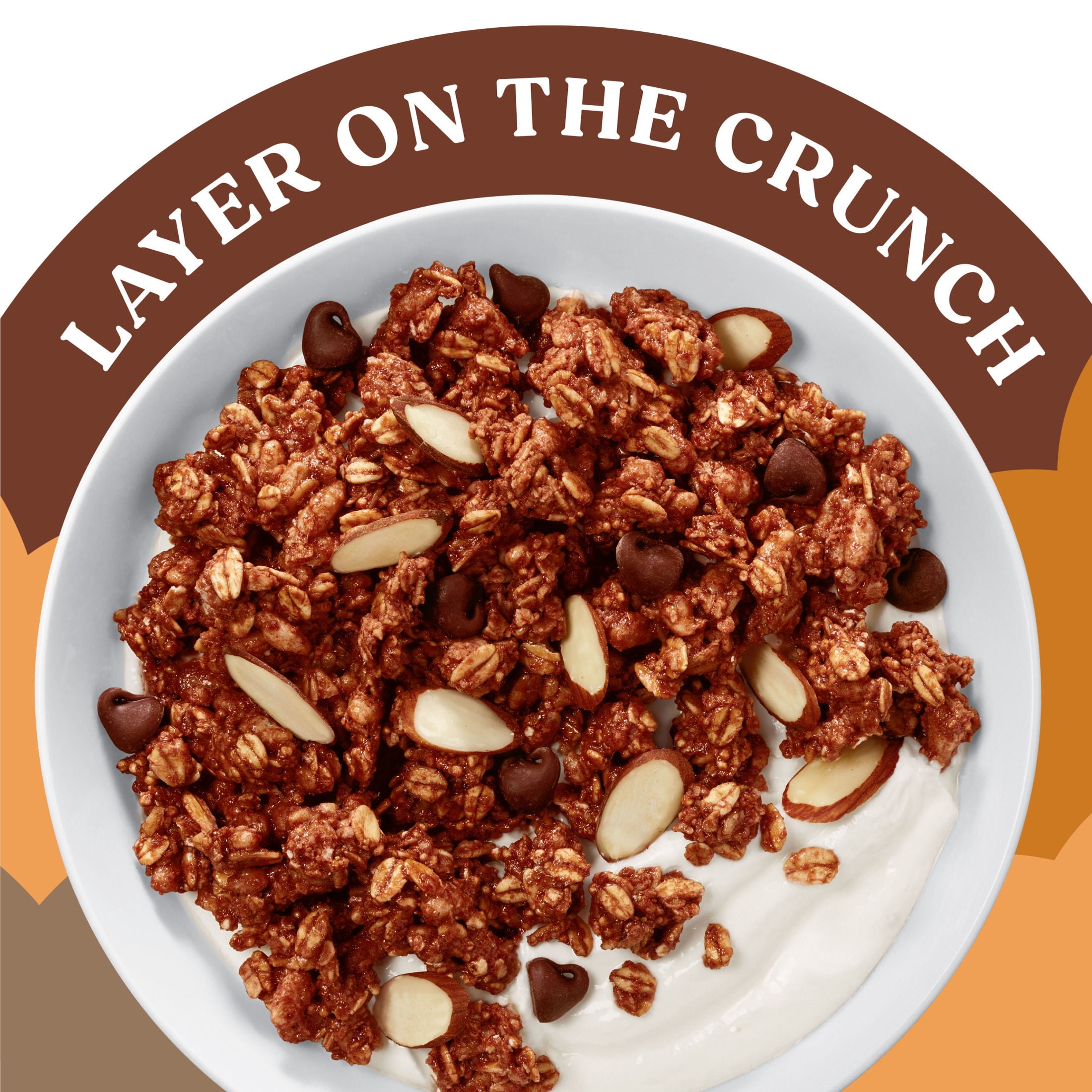 (5 pack) Kashi Gut Health Chocolate Almond Butter Granola, Prebiotics and High Fiber Bag, 8 oz