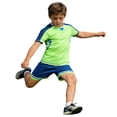 thumbnail image 4 of Shadoumai Boys Summer Outfits Size 8-10 Round Neck Letter Print Short Sleeve T Shirt Tops Casual Shorts 2pcs Clothing Set Kids 2 Piece Summer Outfits Girls, 4 of 7