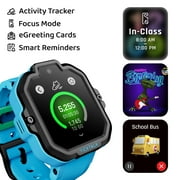 TickTalk 5 Kids Smartwatch with GPS, Calls & Texts, Parental Controls, SOS & 911, Free Music – AT&T Network (Activated via TickTalk)