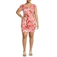 thumbnail image 2 of No Boundaries Junior's Plus Size Crisscross Bodycon Dress, 2 of 5