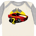 thumbnail image 4 of Inktastic Race Car 2nd Birthday Boys Long Sleeve Baby Bodysuit, 4 of 5