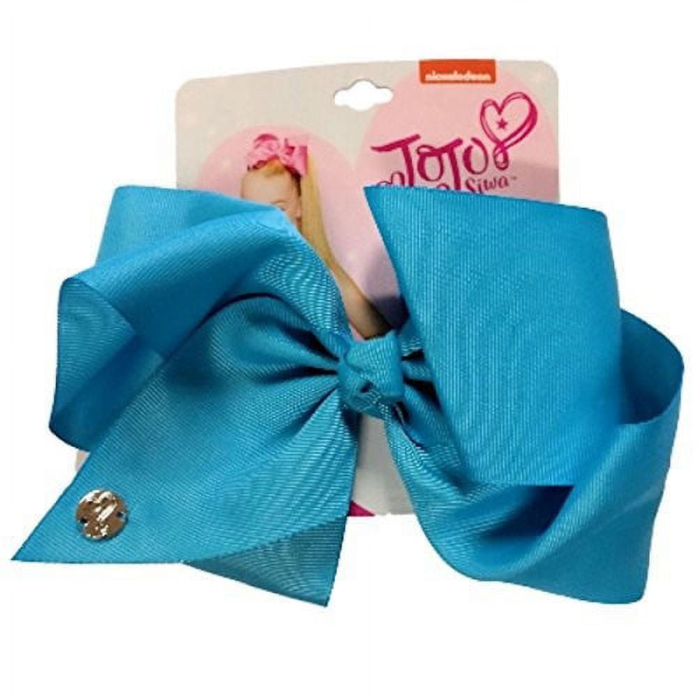 Large Cheer Hair Bow (Turquoise)