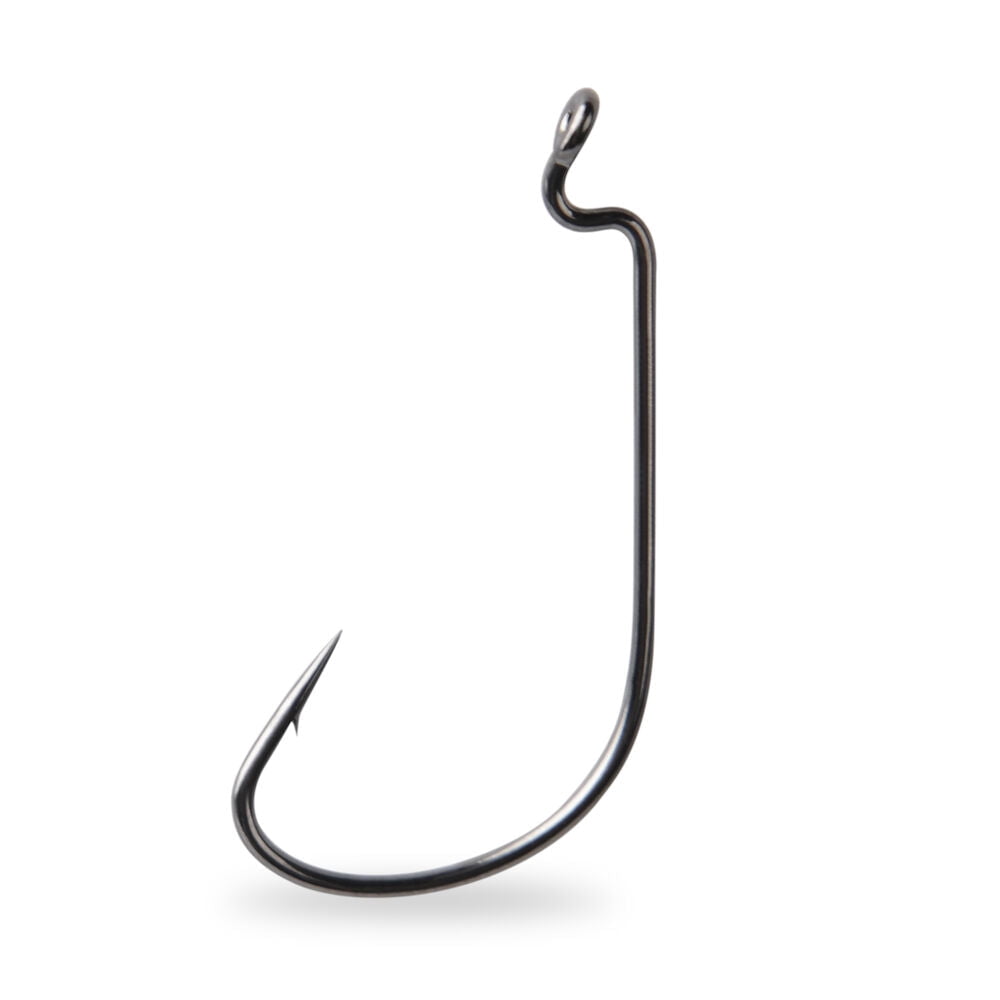 Mustad Mega Bite Soft Plastics Hook Black Nickel (25 Pk)