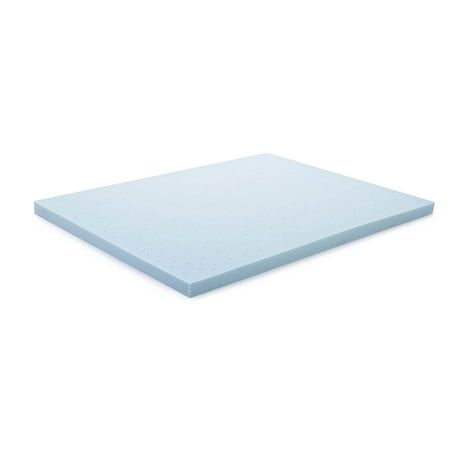 Lucid 3u0022 Memory Foam Mattress Topper, Twin XL