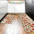 thumbnail image 6 of Spring Summer Floral Flower Kitchen Rugs Set of 2, Red Poppy Butterfly Kitchen Mats Decor, Seasonal Floor Door Mat Home Decorations -17x29 and 17x47 Inch, 6 of 6