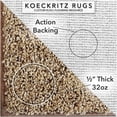 thumbnail image 5 of Koeckritz Rugs 32 oz Indoor Area Rug, Brown Solid, 5' x 10' for Living Room, Bedroom, 5 of 6