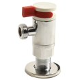 thumbnail image 2 of Easy Installation Wall Mounted Brass Angle Valve for Toilet with Water Control, 2 of 11