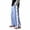 A-Sky Blue689, variant on Smooth Tearaway Pants For Men Wide Leg Snap Buttons Ankle Length Breathable Sporty Casual Workout
