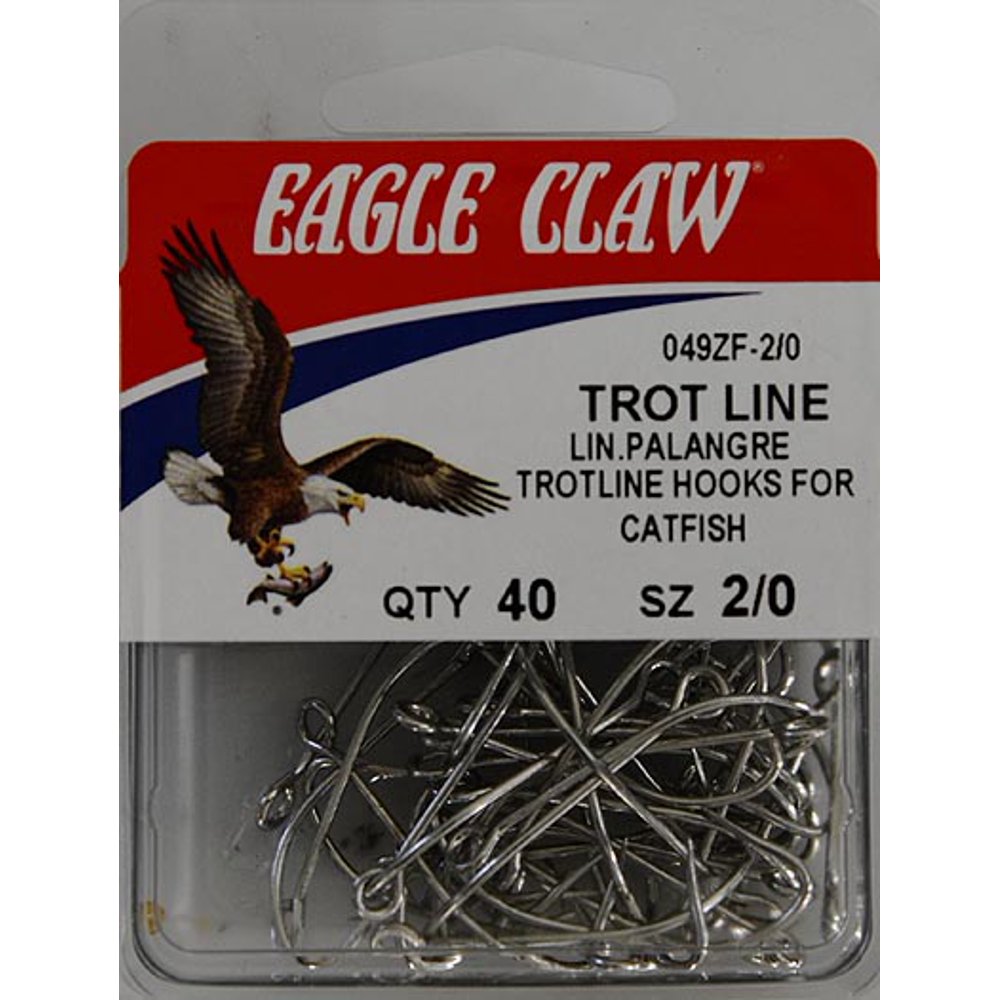 Eagle Claw 049ZF32/0 Limerick Trot Line Hooks, Size 2/0