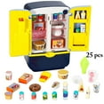 thumbnail image 2 of Kids Fridge Toy Set Light Sound Kitchen Fridge Toy Pretend Play Appliance, 2 of 10