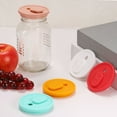 thumbnail image 4 of Uxcell 4 Paquete de Tapas de Silicona para Tazas de Vidrio, Tapas de Silicona para Latas de Cerveza Reutilizables, 4 of 6
