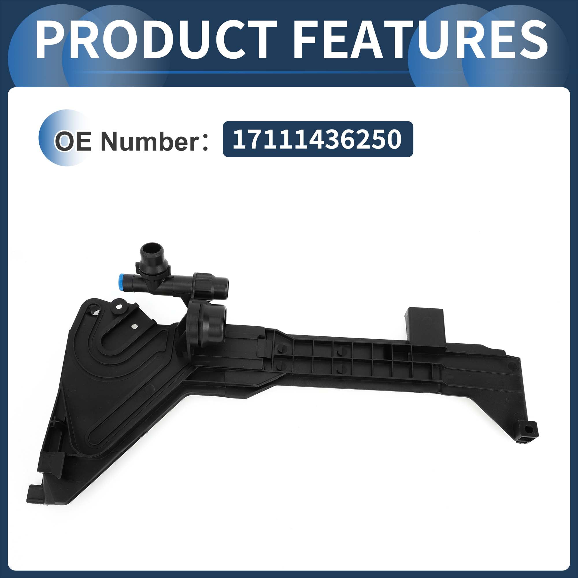 Unique Bargains Manual Transmission Coolant Tank Mounting Plate for BMW E46 325i 330i 323i