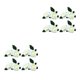 thumbnail image 2 of Flores artificiales Monstrate 4X decoración duradera para hogar y boda color Blanco 2Conjunto, 2 of 6