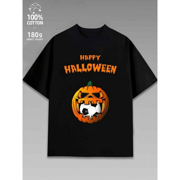 halloween t-shirts funny t shirts for men black Machine Washable Plus Size Big "Suitable for Spring Summer Autumn