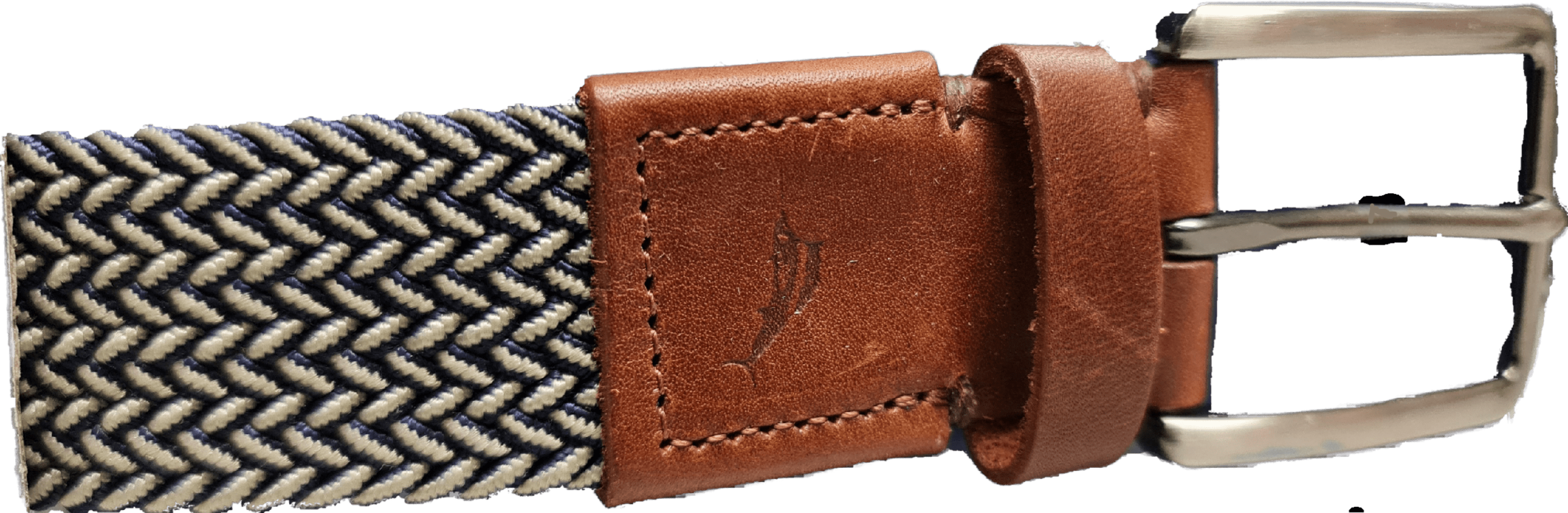 Tommy Bahama dark cognac braided leather belt medium Tommy Bahama Leather Men main image 3