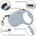 thumbnail image 2 of Dog leash, automatic leash, retractable leash, dog leash, rope leash 3m pink, 2 of 5