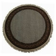 thumbnail image 2 of Rugsotic Carpets Hand Knotted Persian, Oriental Wool Round Area Rug, Cream, 8'x8', 2 of 5